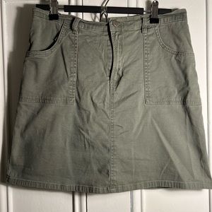 Army green skort